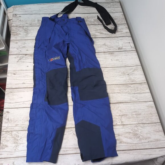 Berghaus Blue Goretex Ski Pants Overall Size Small - Picture 1 of 6